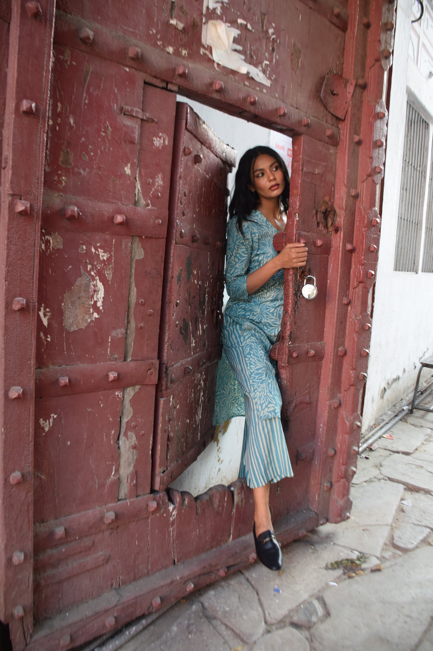 Printed Kurti and Pant Set