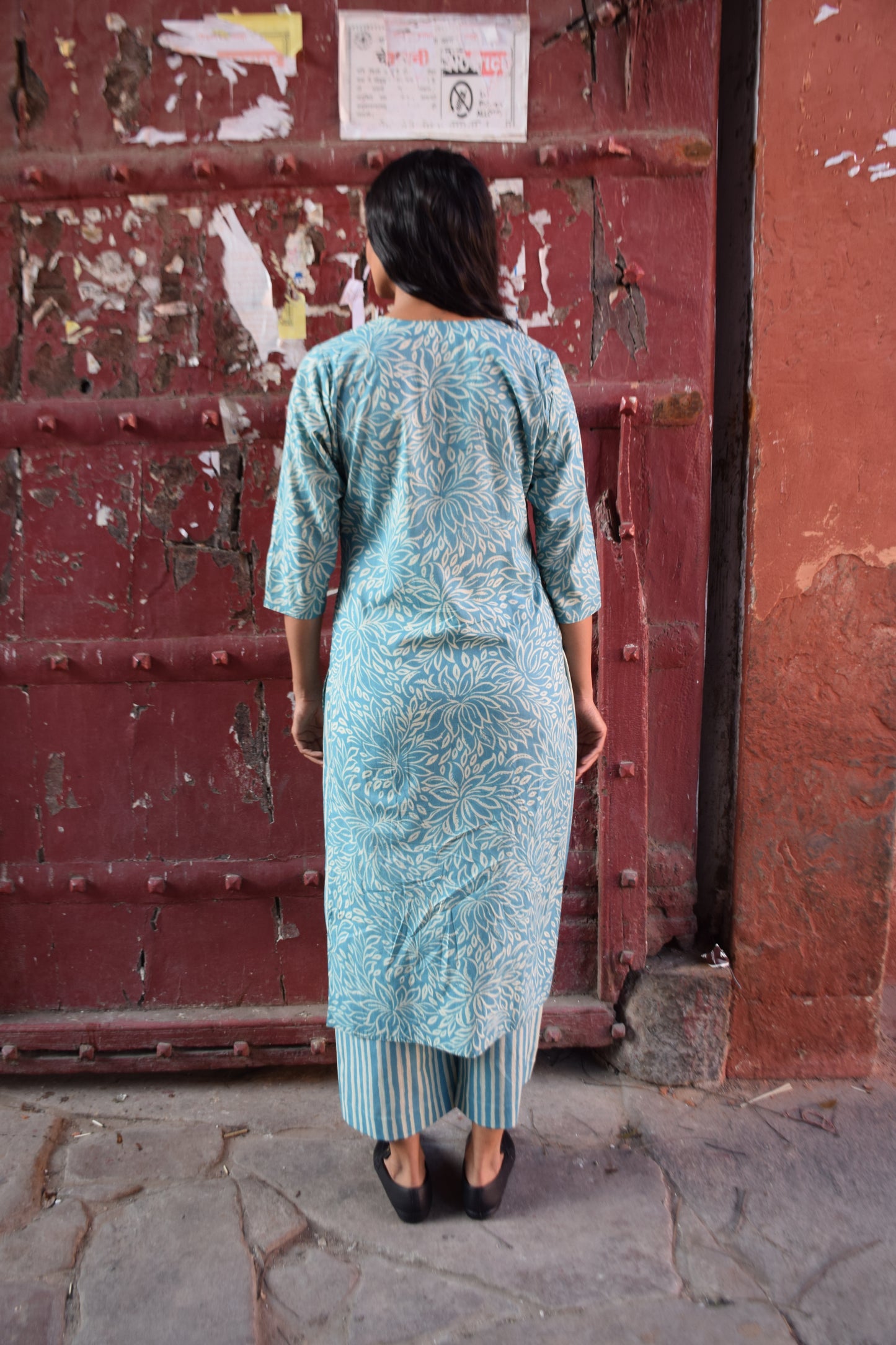 Printed Kurti and Pant Set